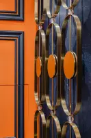 아르데코 골드 파티션 NFT 갤러리 인테리어